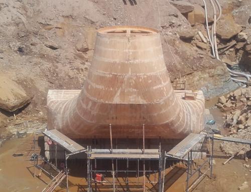 hydro power station Ralitsa, formworks for shaft turbine – Bulgaria