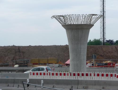 formwork for highway bridge pillar, Fürth – Germany